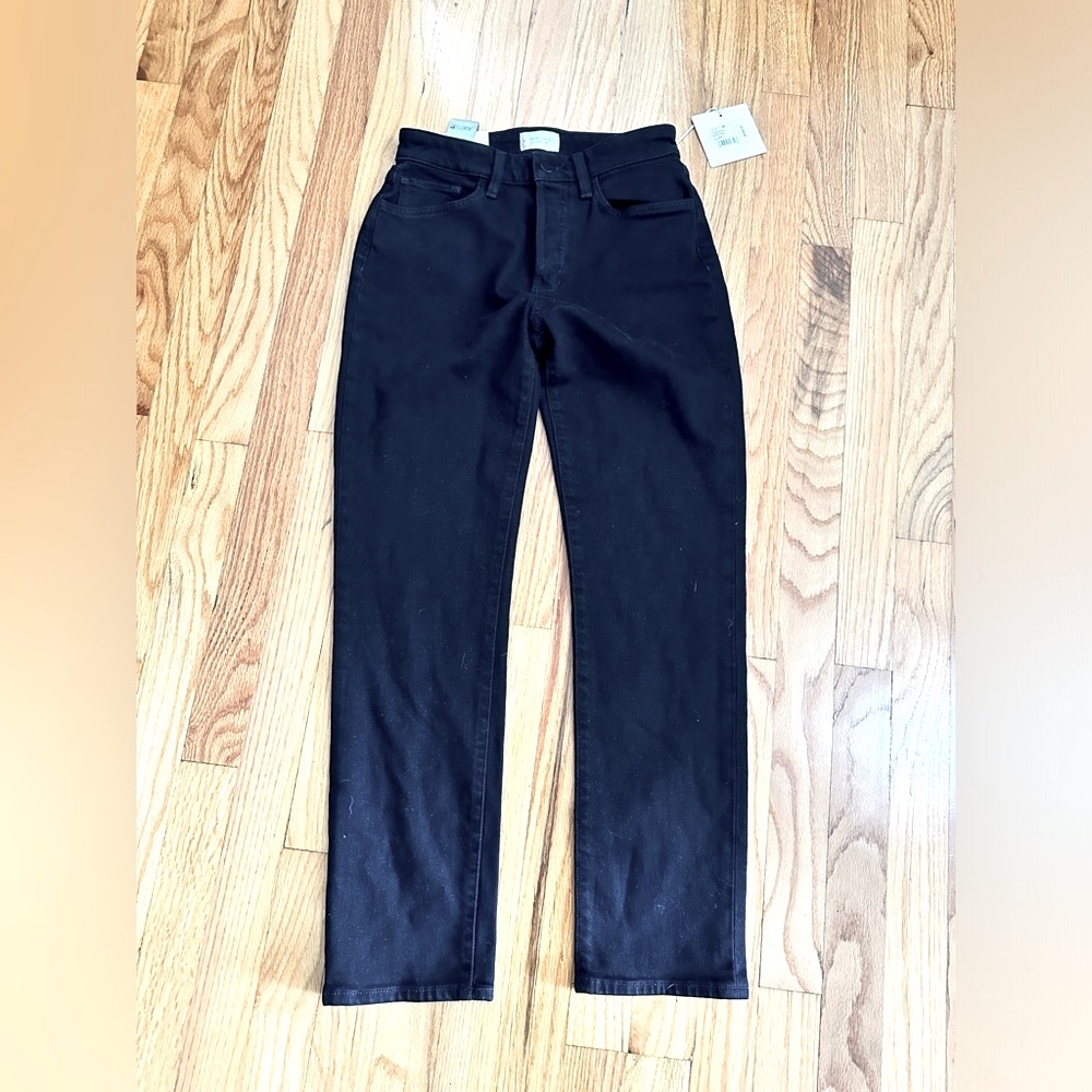 Joe’s Jeans The Erin high rise straight size 25- Black - NWT
